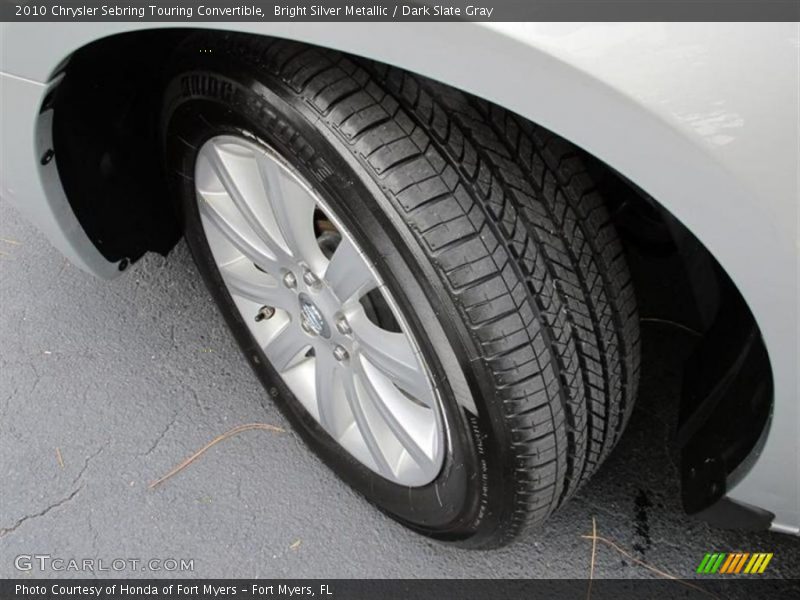 Bright Silver Metallic / Dark Slate Gray 2010 Chrysler Sebring Touring Convertible