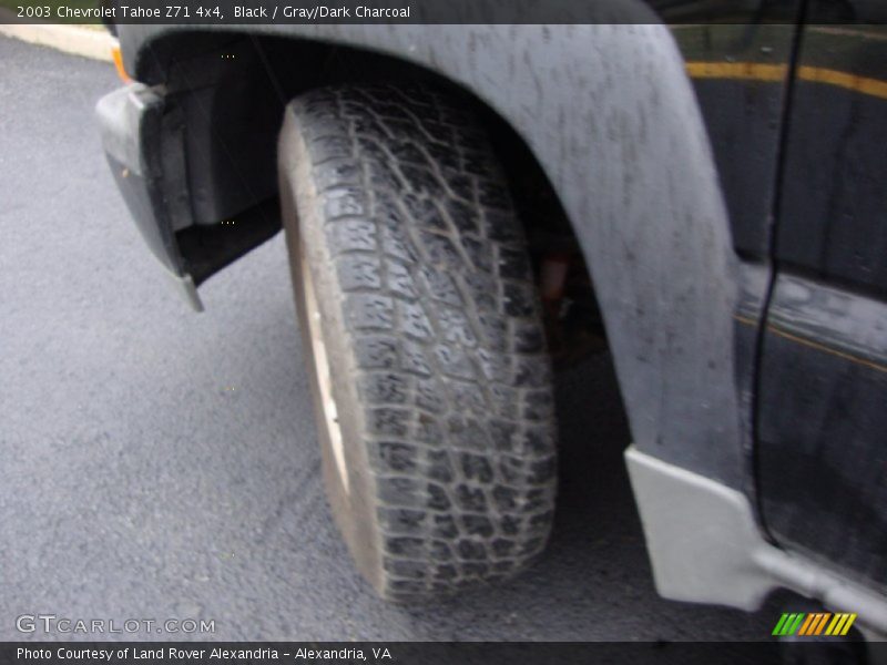 Black / Gray/Dark Charcoal 2003 Chevrolet Tahoe Z71 4x4