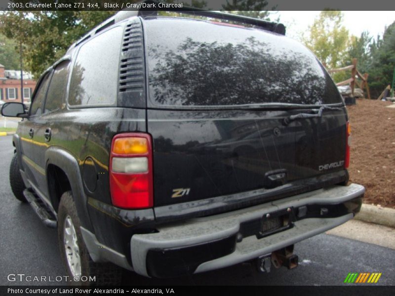Black / Gray/Dark Charcoal 2003 Chevrolet Tahoe Z71 4x4