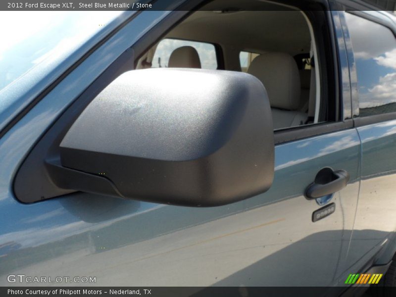 Steel Blue Metallic / Stone 2012 Ford Escape XLT