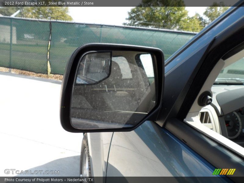 Steel Blue Metallic / Stone 2012 Ford Escape XLT