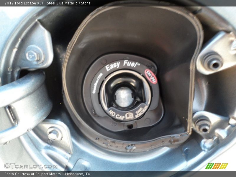 Steel Blue Metallic / Stone 2012 Ford Escape XLT