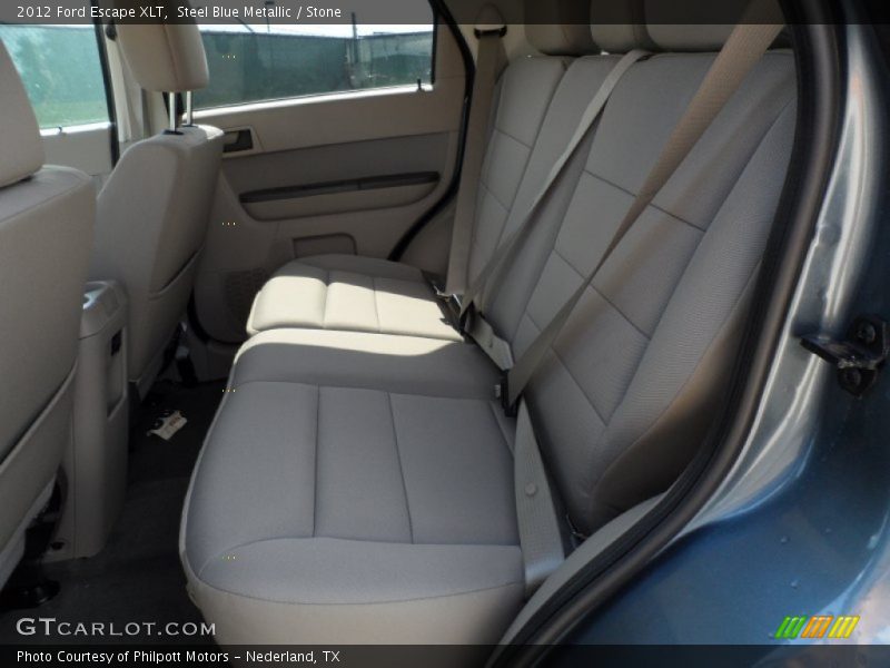 Steel Blue Metallic / Stone 2012 Ford Escape XLT