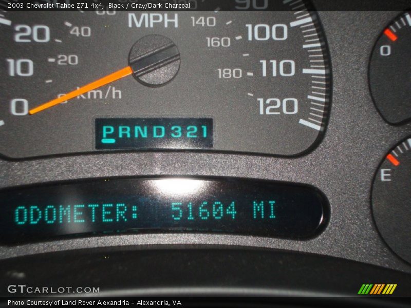 Black / Gray/Dark Charcoal 2003 Chevrolet Tahoe Z71 4x4