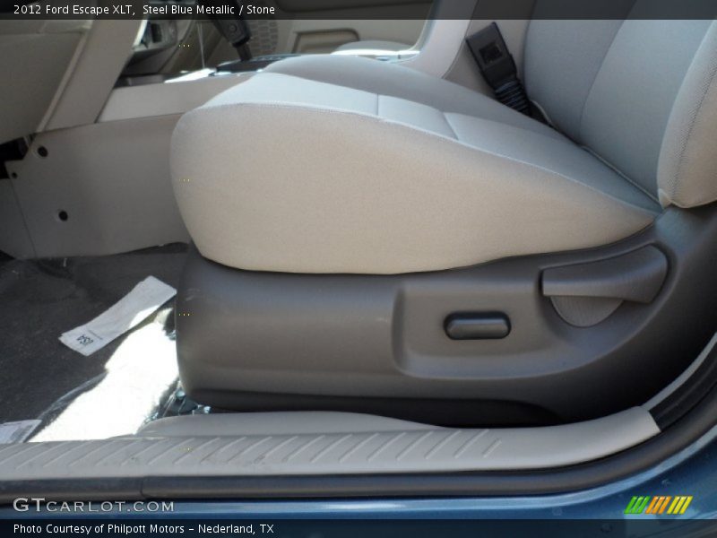 Steel Blue Metallic / Stone 2012 Ford Escape XLT