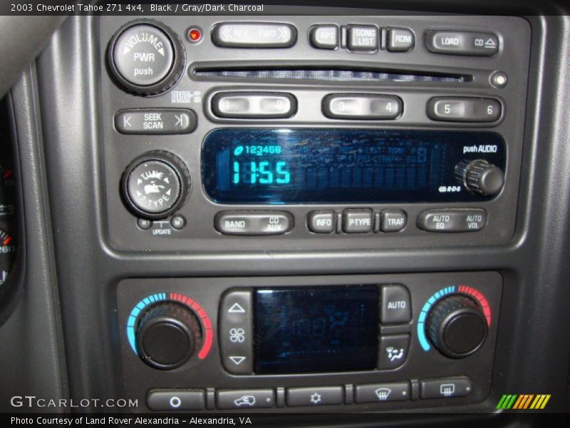 Black / Gray/Dark Charcoal 2003 Chevrolet Tahoe Z71 4x4