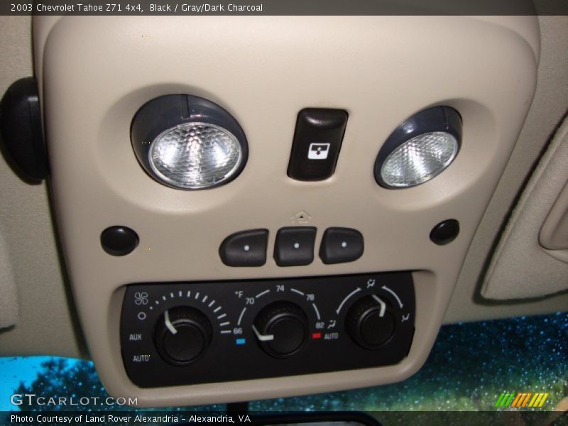 Black / Gray/Dark Charcoal 2003 Chevrolet Tahoe Z71 4x4