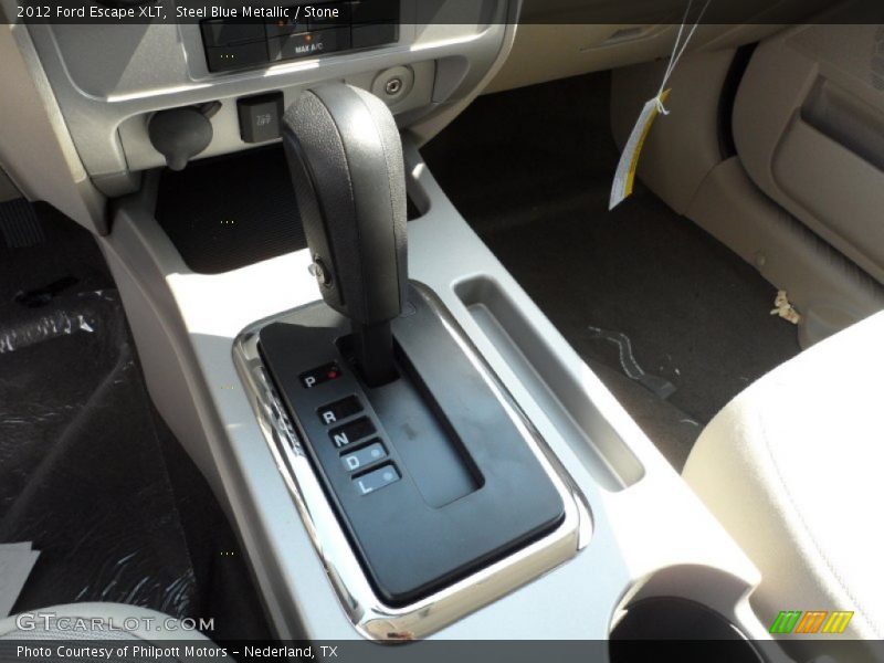 Steel Blue Metallic / Stone 2012 Ford Escape XLT