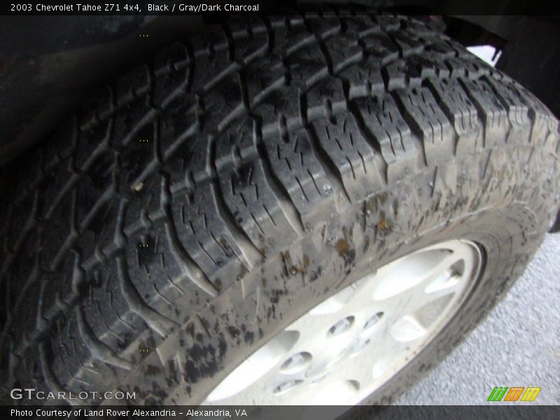 Black / Gray/Dark Charcoal 2003 Chevrolet Tahoe Z71 4x4