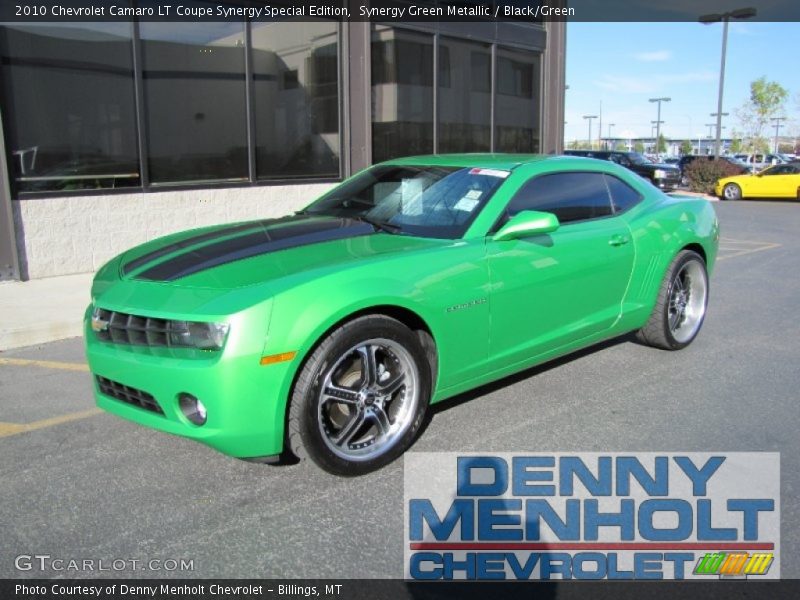 Synergy Green Metallic / Black/Green 2010 Chevrolet Camaro LT Coupe Synergy Special Edition
