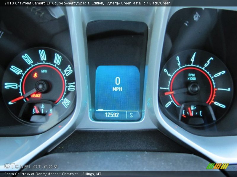 Synergy Green Metallic / Black/Green 2010 Chevrolet Camaro LT Coupe Synergy Special Edition