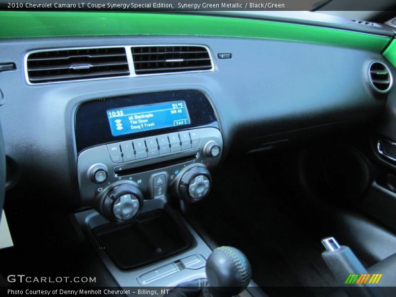 Synergy Green Metallic / Black/Green 2010 Chevrolet Camaro LT Coupe Synergy Special Edition