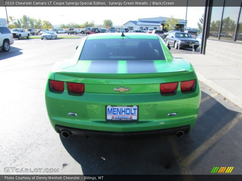 Synergy Green Metallic / Black/Green 2010 Chevrolet Camaro LT Coupe Synergy Special Edition