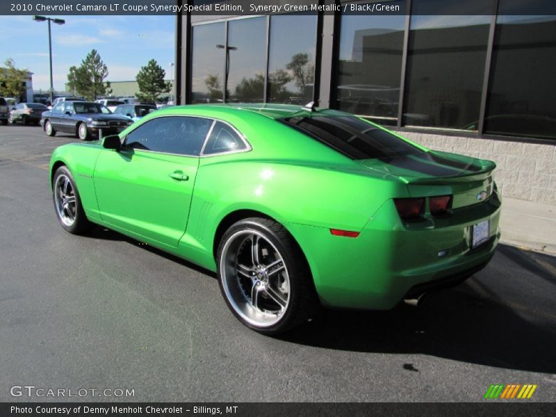 Synergy Green Metallic / Black/Green 2010 Chevrolet Camaro LT Coupe Synergy Special Edition