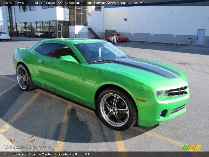 Synergy Green Metallic / Black/Green 2010 Chevrolet Camaro LT Coupe Synergy Special Edition