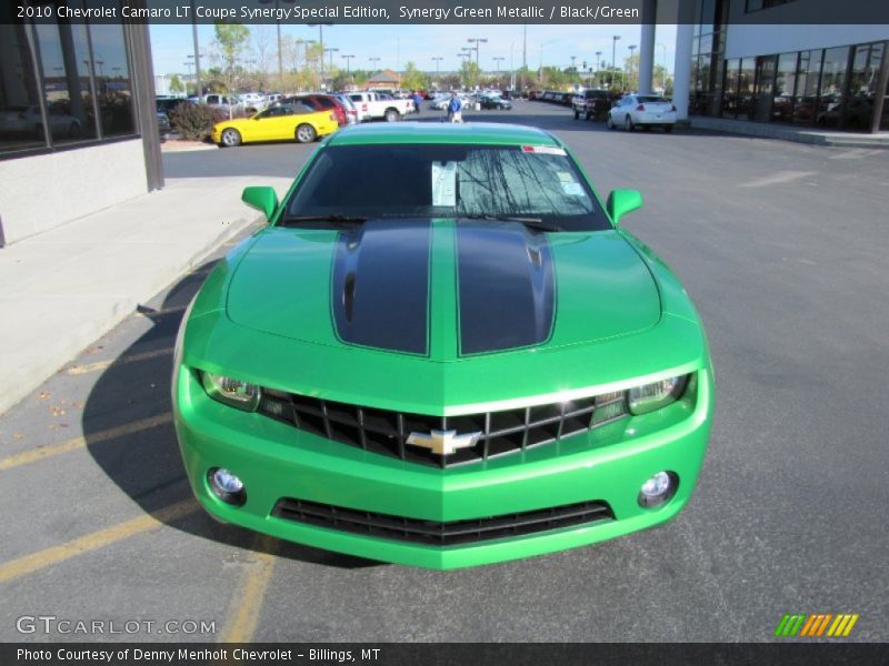 Synergy Green Metallic / Black/Green 2010 Chevrolet Camaro LT Coupe Synergy Special Edition