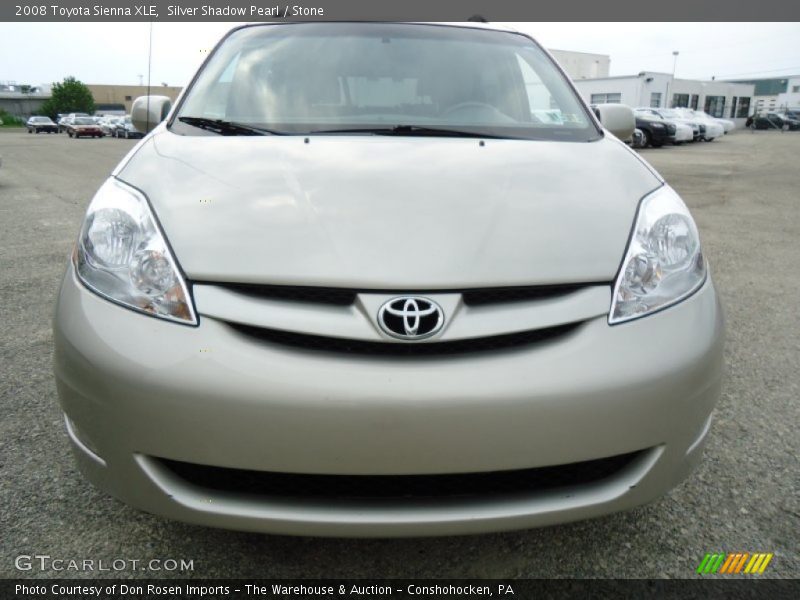 Silver Shadow Pearl / Stone 2008 Toyota Sienna XLE