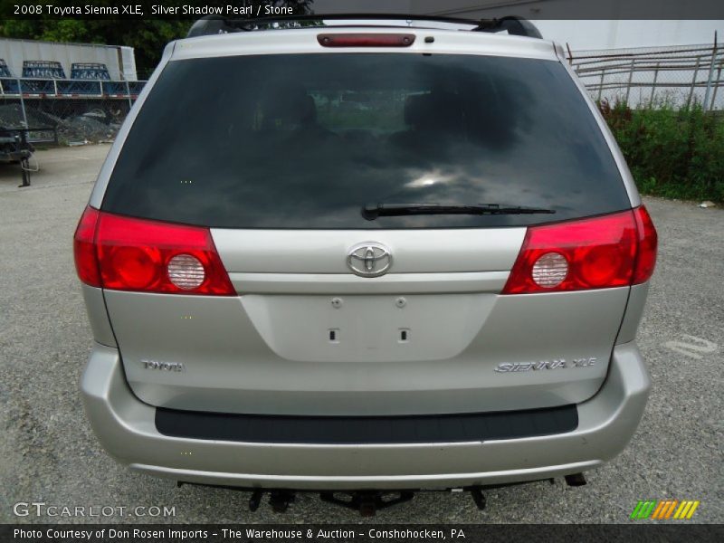 Silver Shadow Pearl / Stone 2008 Toyota Sienna XLE