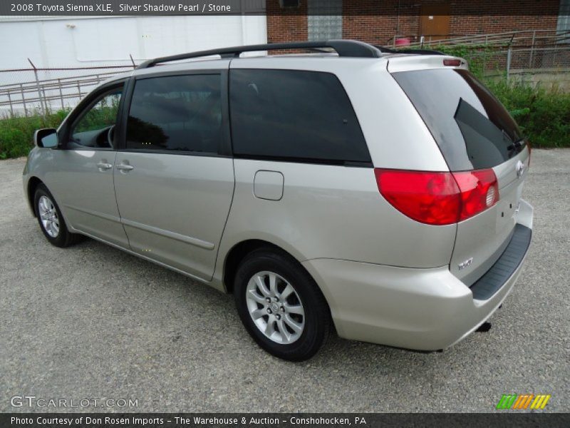 Silver Shadow Pearl / Stone 2008 Toyota Sienna XLE