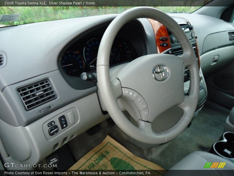 Silver Shadow Pearl / Stone 2008 Toyota Sienna XLE