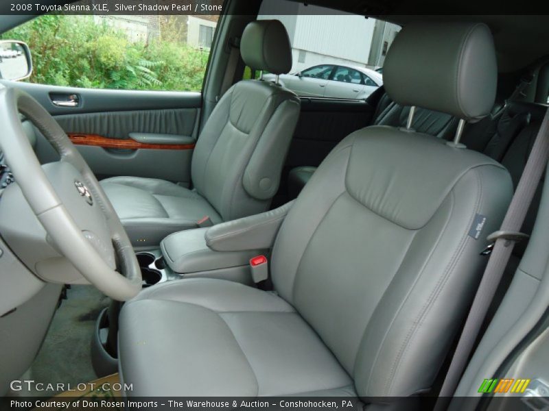 Silver Shadow Pearl / Stone 2008 Toyota Sienna XLE