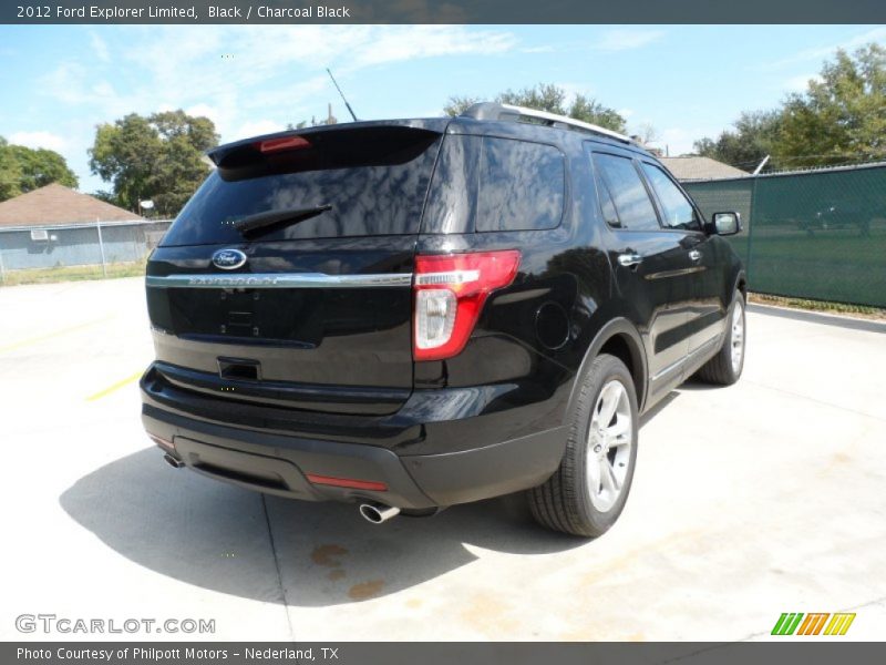 Black / Charcoal Black 2012 Ford Explorer Limited