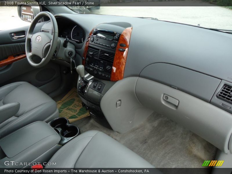 Silver Shadow Pearl / Stone 2008 Toyota Sienna XLE