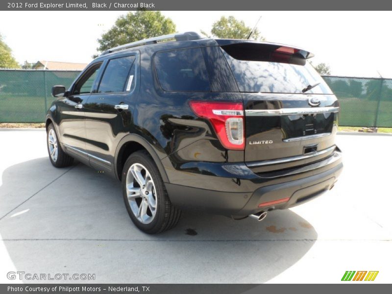 Black / Charcoal Black 2012 Ford Explorer Limited
