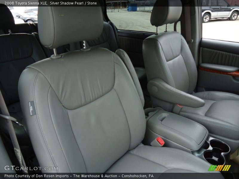 Silver Shadow Pearl / Stone 2008 Toyota Sienna XLE