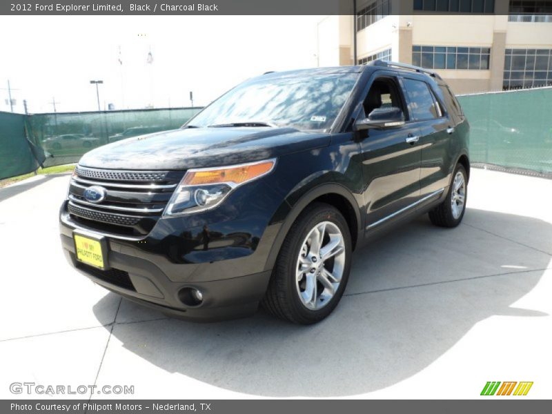 Black / Charcoal Black 2012 Ford Explorer Limited