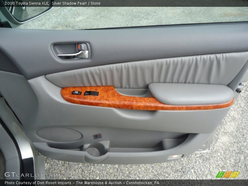 Silver Shadow Pearl / Stone 2008 Toyota Sienna XLE