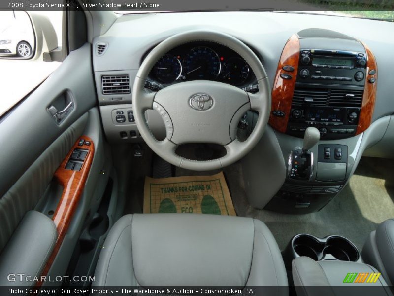 Silver Shadow Pearl / Stone 2008 Toyota Sienna XLE