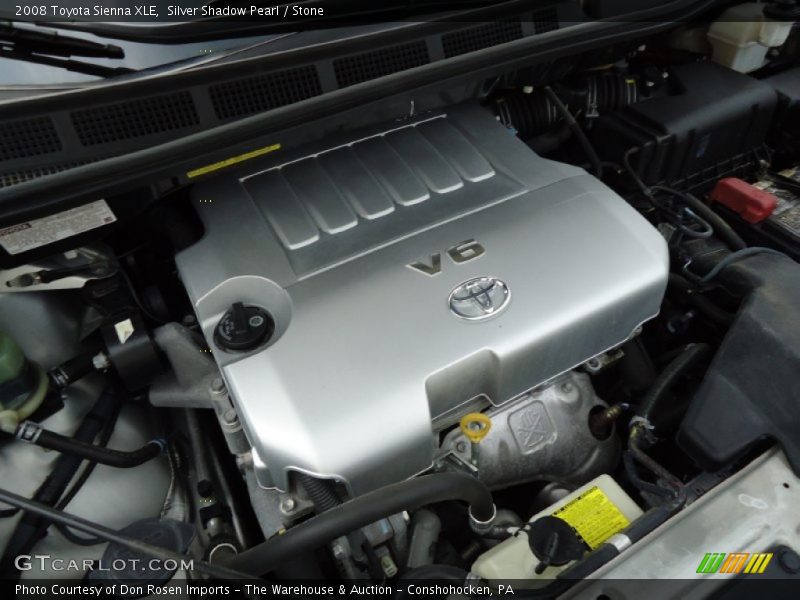 Silver Shadow Pearl / Stone 2008 Toyota Sienna XLE