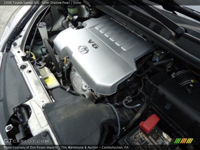 Silver Shadow Pearl / Stone 2008 Toyota Sienna XLE