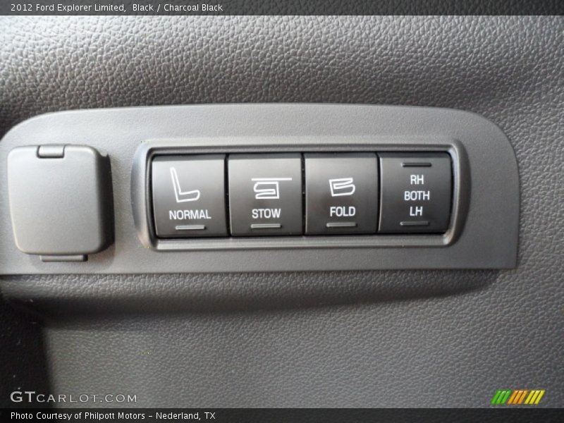 Controls of 2012 Explorer Limited