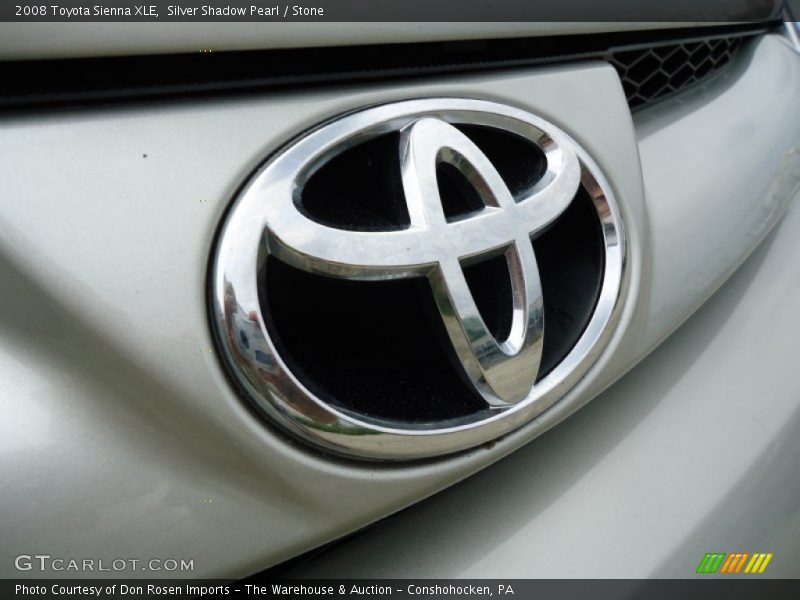 Silver Shadow Pearl / Stone 2008 Toyota Sienna XLE