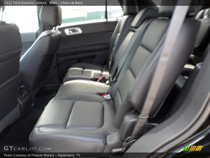  2012 Explorer Limited Charcoal Black Interior