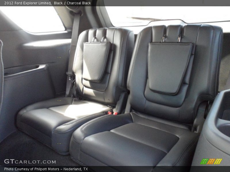  2012 Explorer Limited Charcoal Black Interior