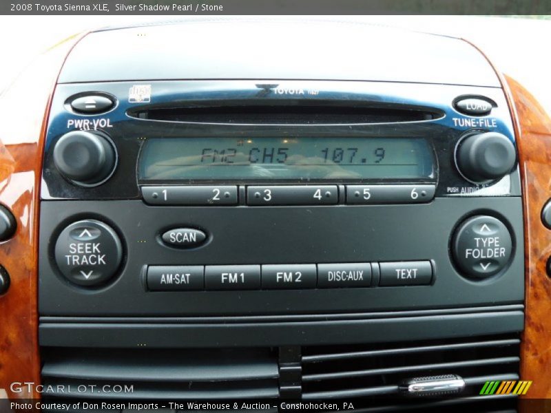 Silver Shadow Pearl / Stone 2008 Toyota Sienna XLE