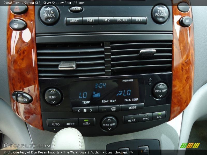Silver Shadow Pearl / Stone 2008 Toyota Sienna XLE