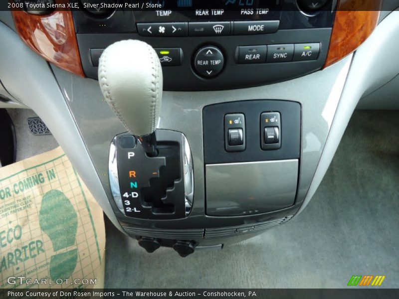 Silver Shadow Pearl / Stone 2008 Toyota Sienna XLE