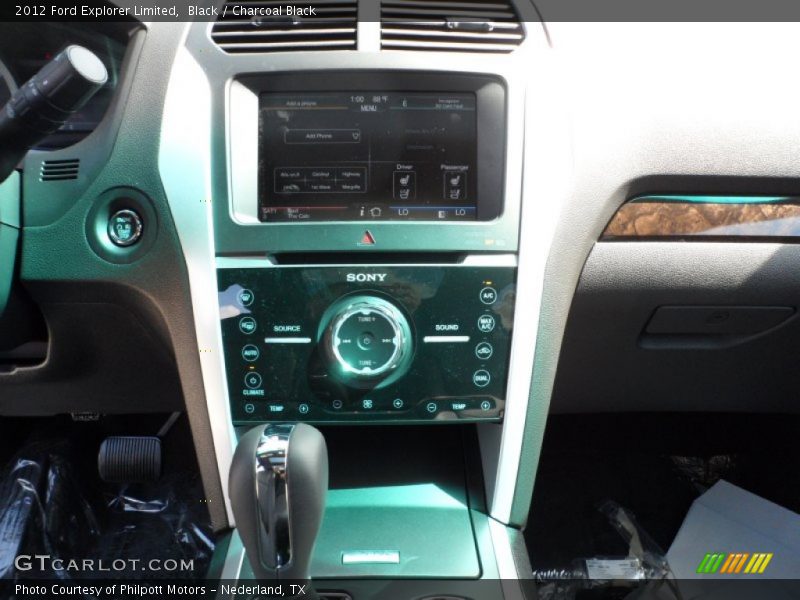 Black / Charcoal Black 2012 Ford Explorer Limited