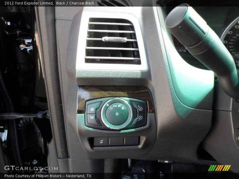 Controls of 2012 Explorer Limited