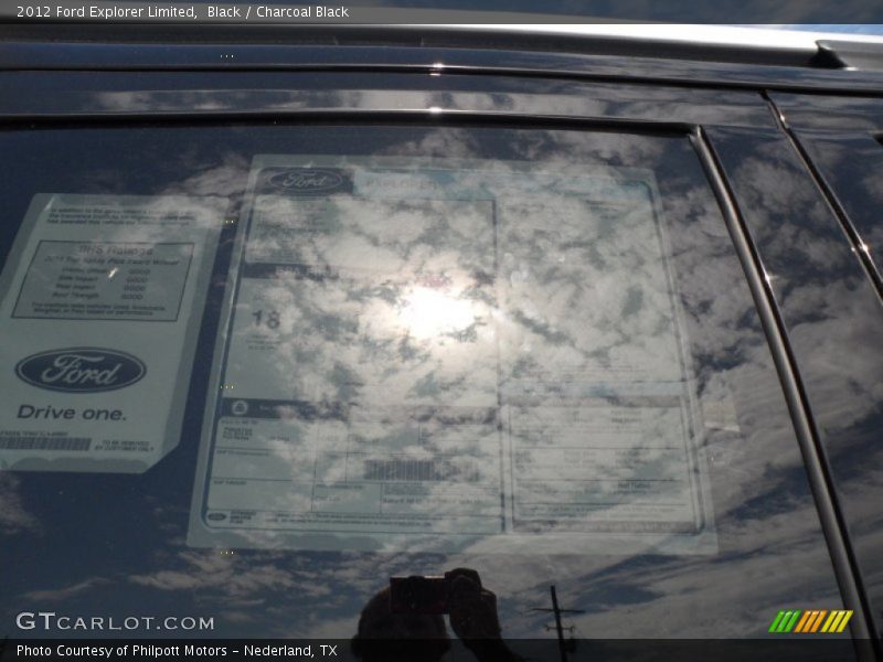 Black / Charcoal Black 2012 Ford Explorer Limited