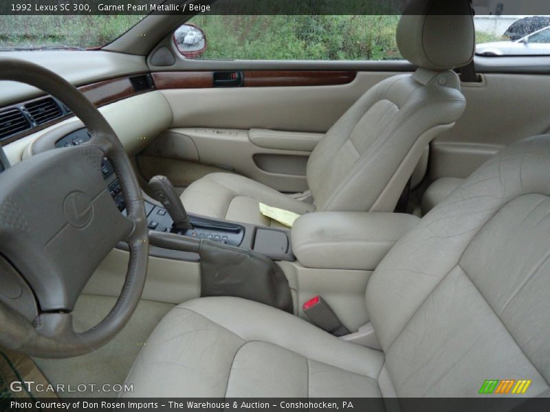  1992 SC 300 Beige Interior