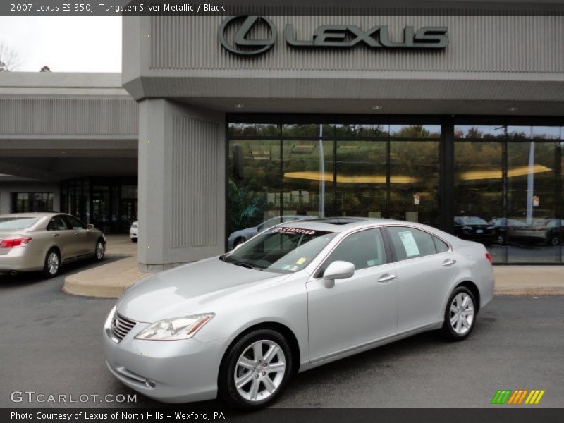 Tungsten Silver Metallic / Black 2007 Lexus ES 350