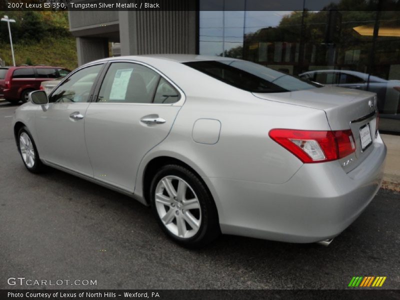 Tungsten Silver Metallic / Black 2007 Lexus ES 350