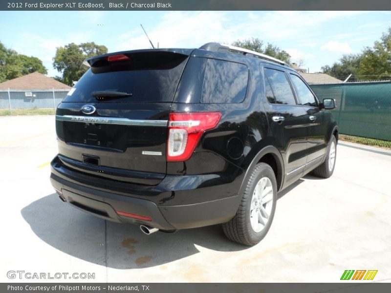 Black / Charcoal Black 2012 Ford Explorer XLT EcoBoost