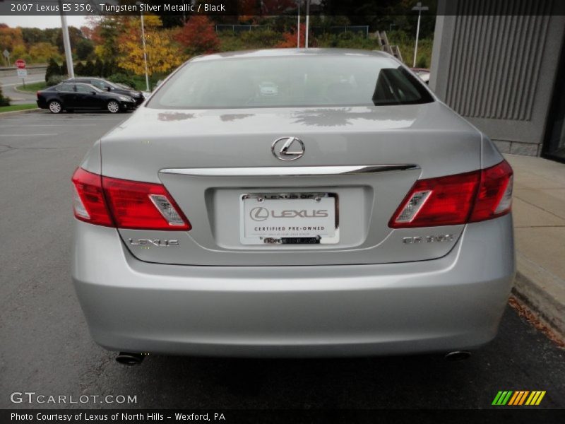 Tungsten Silver Metallic / Black 2007 Lexus ES 350