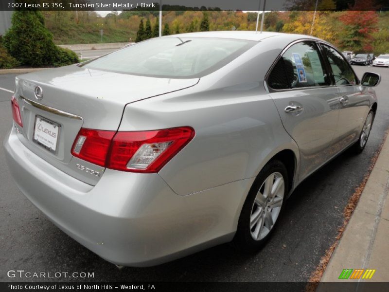 Tungsten Silver Metallic / Black 2007 Lexus ES 350